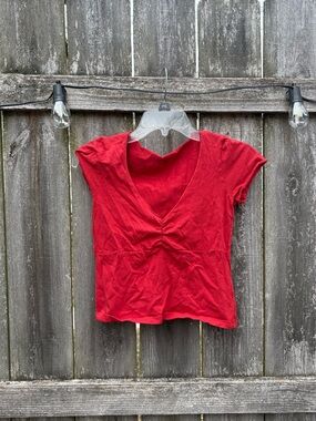 Brandy Melville Red Gina Top